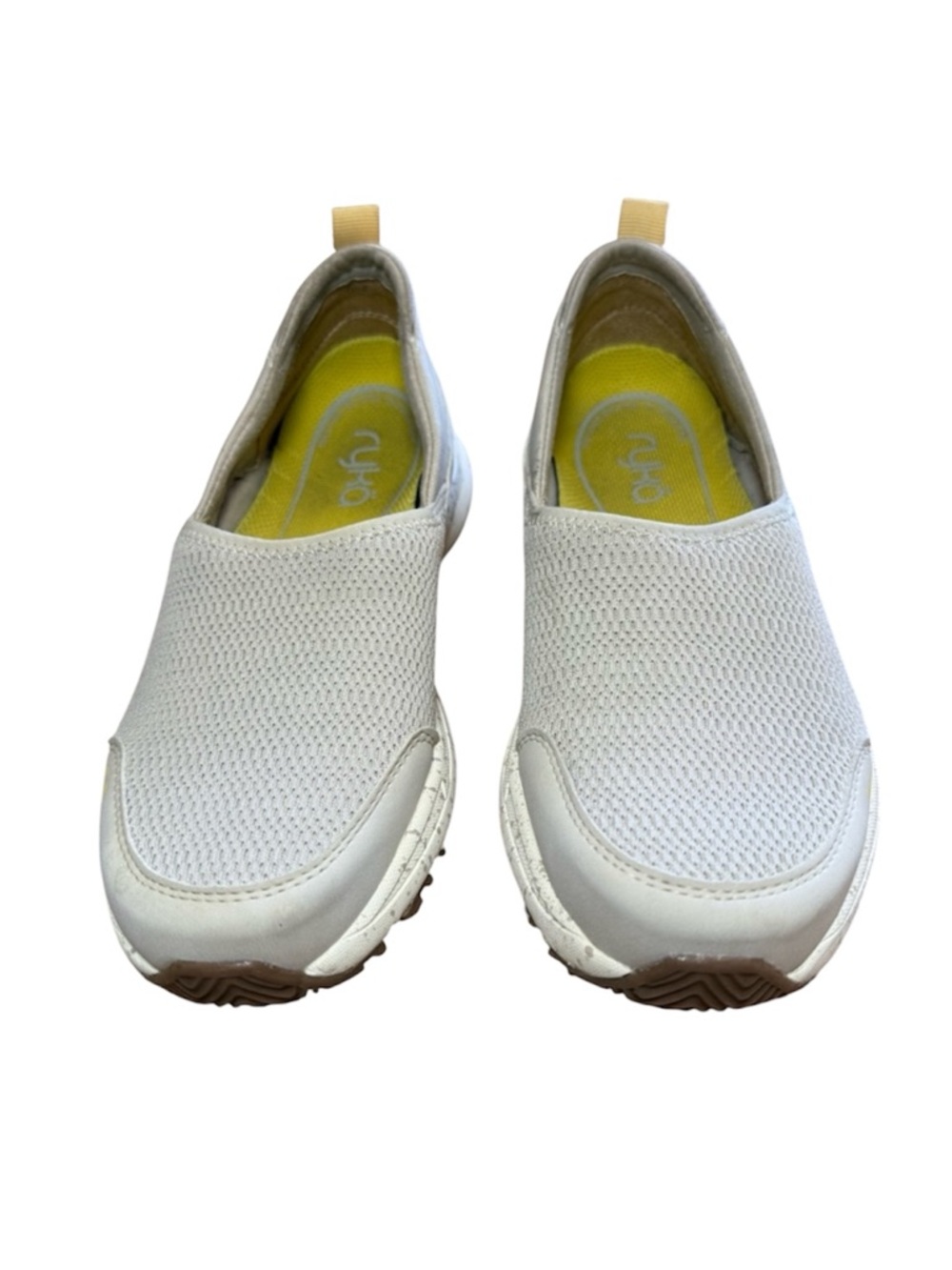 Ryka Women’s Skywalk Chill Light Beige Slip-On Mesh Walking Shoe, Sz 6.5 VGUC